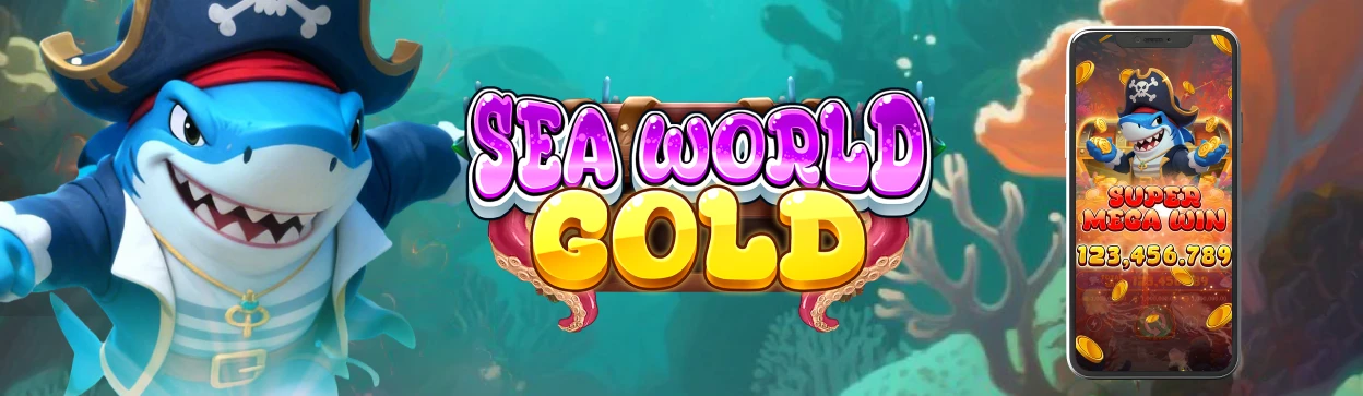 Sea World Gold banner